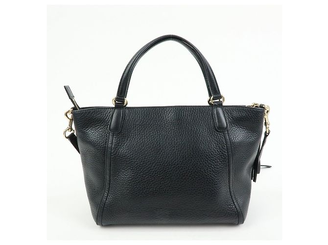 Borsa a mano 2Way GUCCI Interlocking G SOHO in pelle Nero 369176 - vista 2