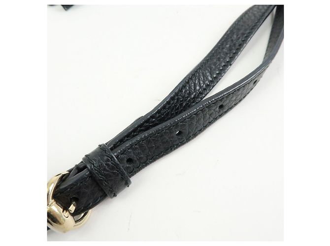 Borsa a mano 2Way GUCCI Interlocking G SOHO in pelle Nero 369176 - vista 7