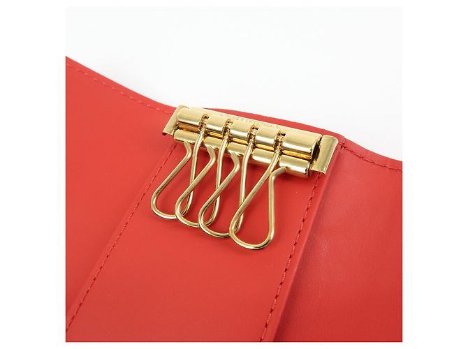 Louis Vuitton Monogram Vernis Multicles 4 Key Holder Rouge M91211 - vista 13