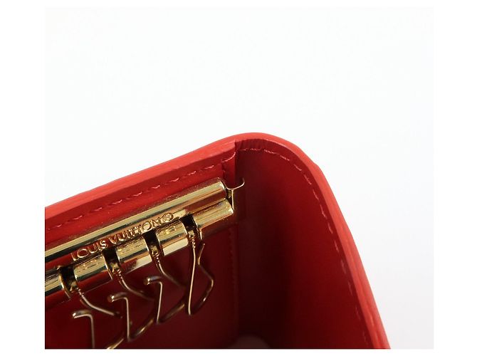 Louis Vuitton Monogram Vernis Multicles 4 Key Holder Rouge M91211 - vista 14