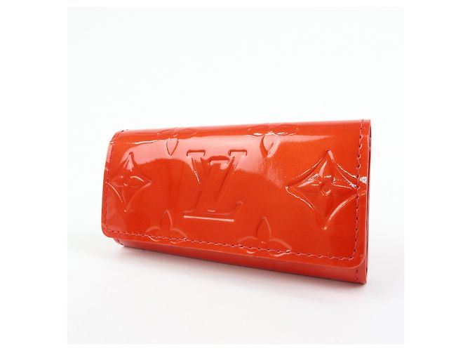 Louis Vuitton Monogram Vernis Multicles 4 Key Holder Rouge M91211 - vista 3
