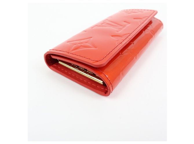 Louis Vuitton Monogram Vernis Multicles 4 Key Holder Rouge M91211 - vista 6