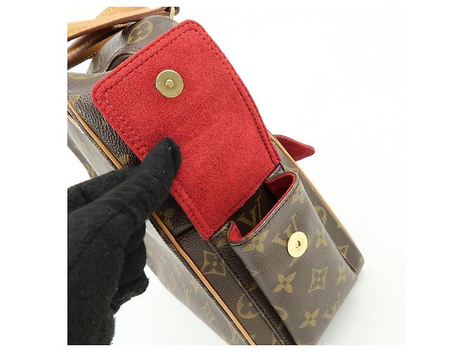 Cité Louis Vuitton Monogram Excentri Cite Canvas Hand Bag Brown M51161 - vista 18