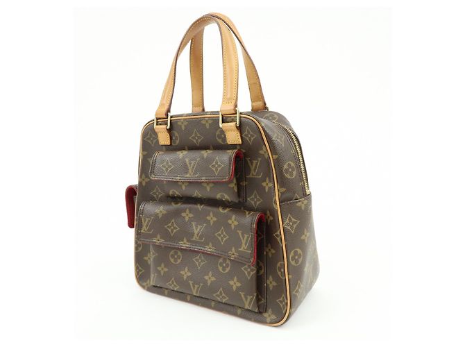 Cité Louis Vuitton Monogram Excentri Cite Canvas Hand Bag Brown M51161 - vista 3