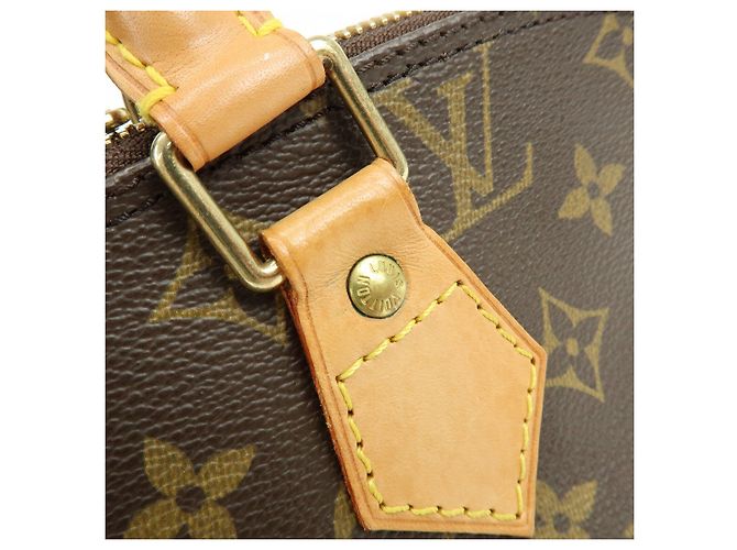 Louis Vuitton Monogram Alma Canvas Leather Hand Bag Brown M51130 - vista 10