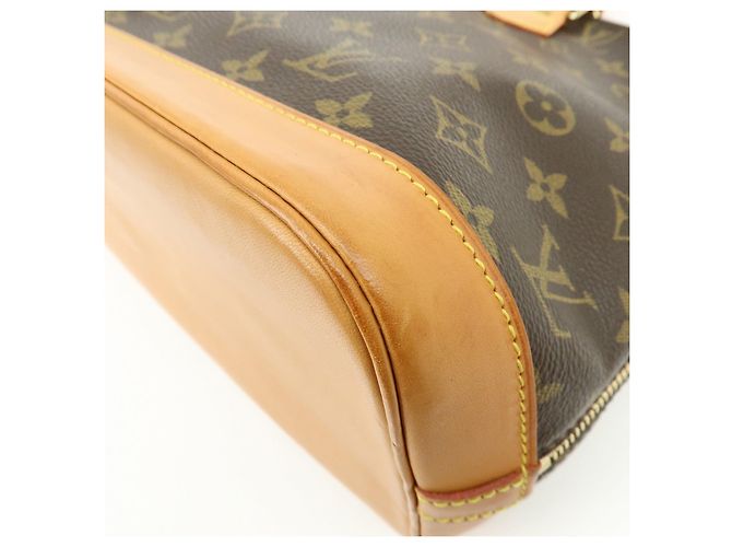 Louis Vuitton Monogram Alma Canvas Leather Hand Bag Brown M51130 - vista 13