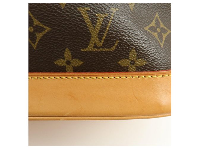 Louis Vuitton Monogram Alma Canvas Leather Hand Bag Brown M51130 - vista 19