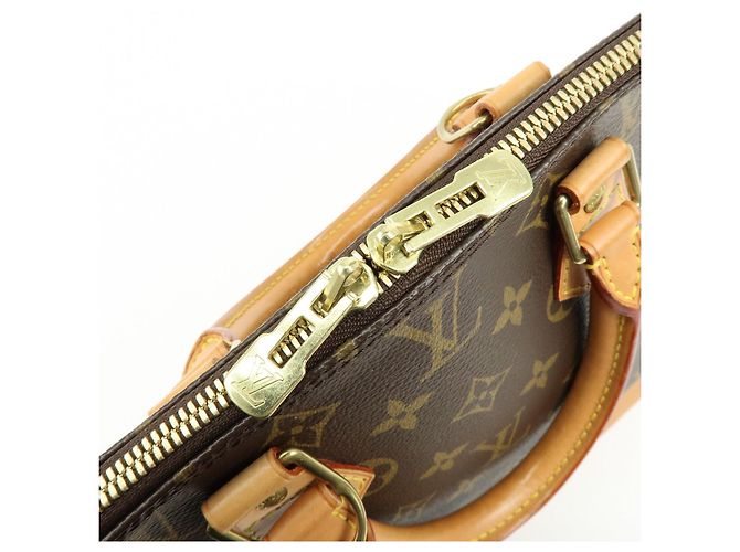 Louis Vuitton Monogram Alma Canvas Leather Hand Bag Brown M51130 - vista 20