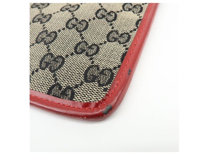 Borsa a tracolla GUCCI GG Canvas Leather Beige Red 019・0348・200047 - vista 14