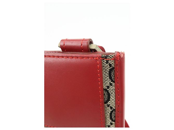 Borsa a tracolla GUCCI GG Canvas Leather Beige Red 019・0348・200047 - vista 15