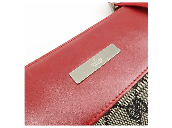 Borsa a tracolla GUCCI GG Canvas Leather Beige Red 019・0348・200047 - vista 19