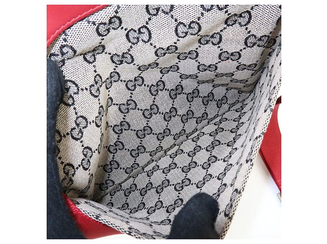 Borsa a tracolla GUCCI GG Canvas Leather Beige Red 019・0348・200047 - vista 22