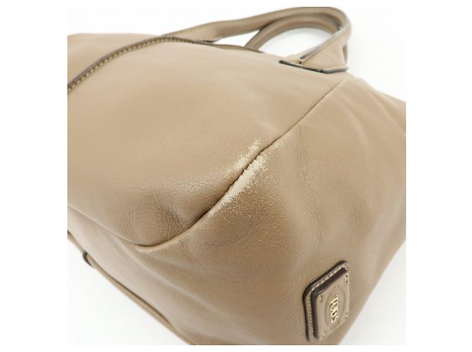 Borsa 2Way TOD'S in pelle con cuciture Borsa Boston Borsa a tracolla Marrone - vista 11