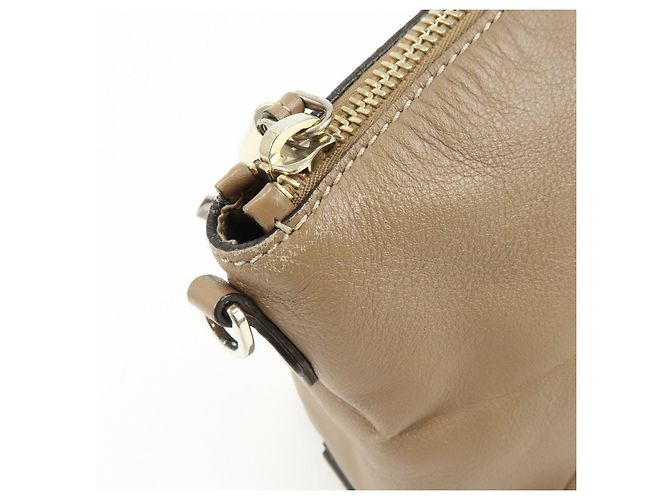 Borsa 2Way TOD'S in pelle con cuciture Borsa Boston Borsa a tracolla Marrone - vista 16