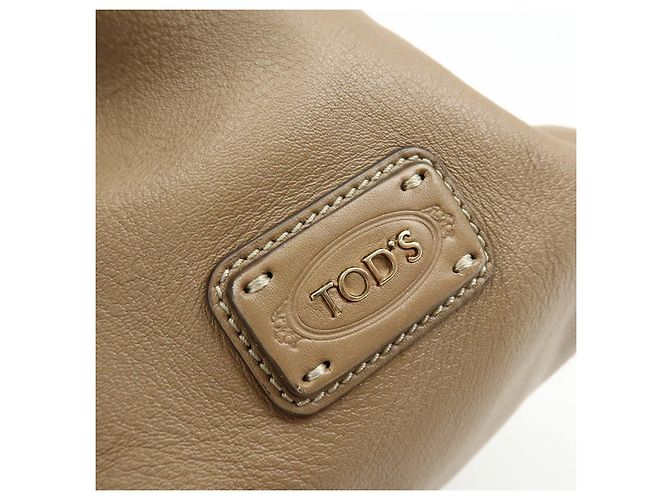 Borsa 2Way TOD'S in pelle con cuciture Borsa Boston Borsa a tracolla Marrone - vista 19
