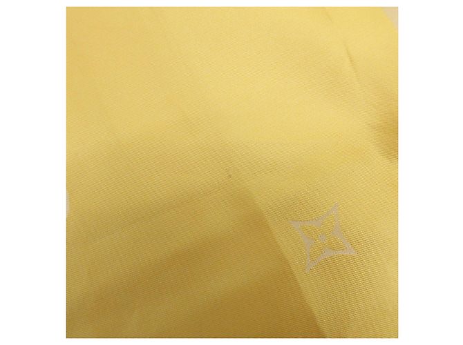 Louis Vuitton Monogram Echarpe Capri Silk 100% Scarf Orange - vista 13