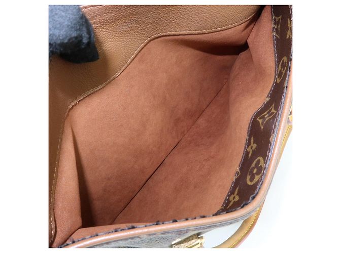 Borsa a mano e a tracolla Louis Vuitton Monogram Pallas Avana M40907 - vista 20