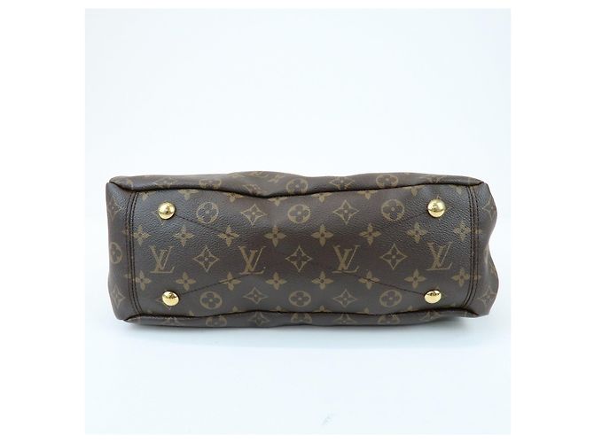 Borsa a mano e a tracolla Louis Vuitton Monogram Pallas Avana M40907 - vista 5