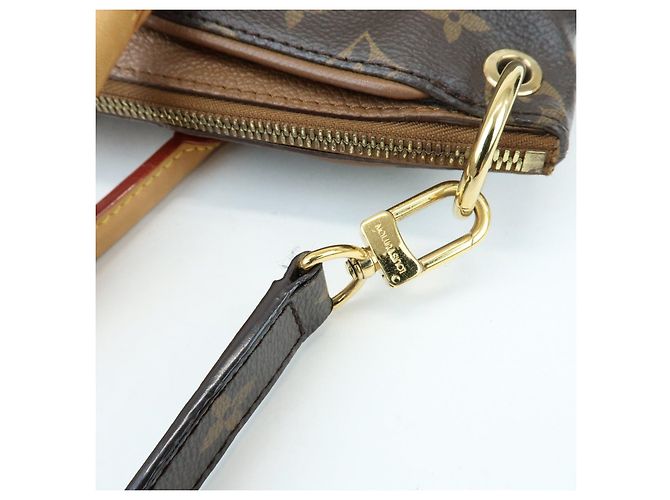 Borsa a mano e a tracolla Louis Vuitton Monogram Pallas Avana M40907 - vista 8