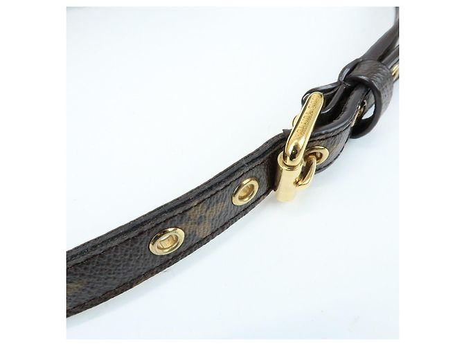 Borsa a mano e a tracolla Louis Vuitton Monogram Pallas Avana M40907 - vista 9