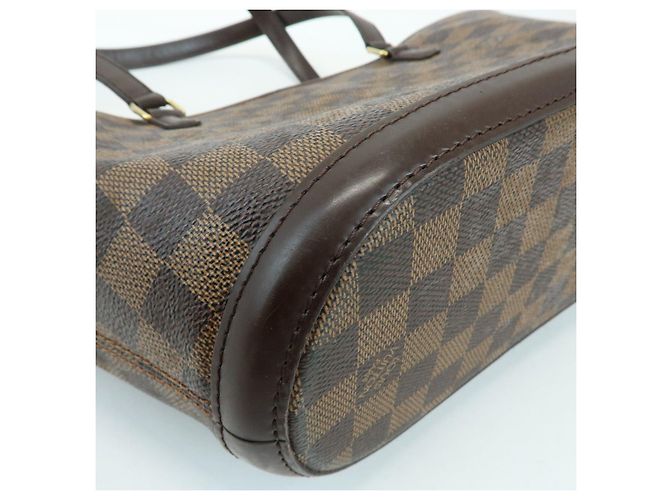 Louis Vuitton Damier Manosque PM Canvas Tote Bag Ebene N51121 - vista 11