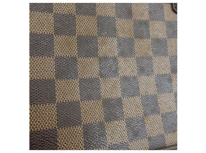 Louis Vuitton Damier Manosque PM Canvas Tote Bag Ebene N51121 - vista 13