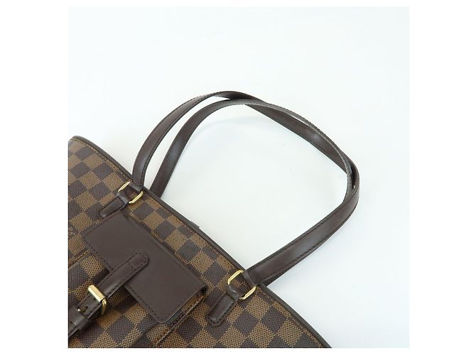 Louis Vuitton Damier Manosque PM Canvas Tote Bag Ebene N51121 - vista 7