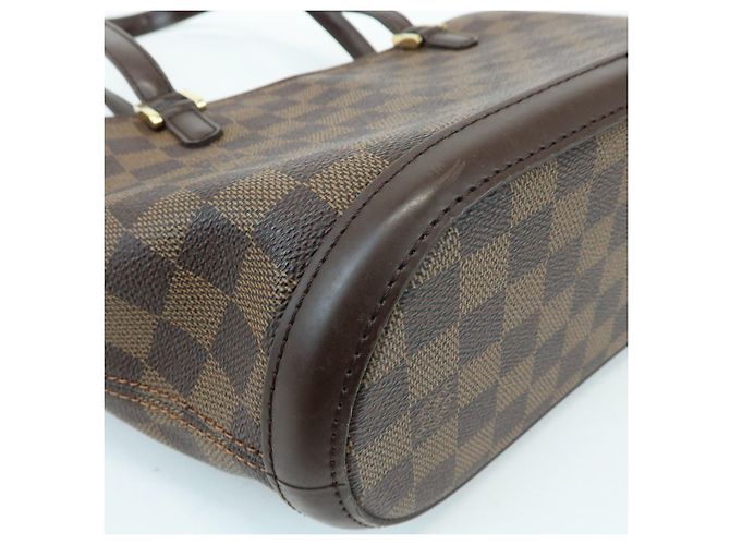 Louis Vuitton Damier Manosque PM Canvas Tote Bag Ebene N51121 - vista 14