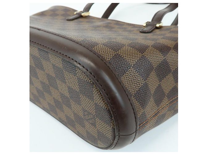 Louis Vuitton Damier Manosque PM Canvas Tote Bag Ebene N51121 - vista 15