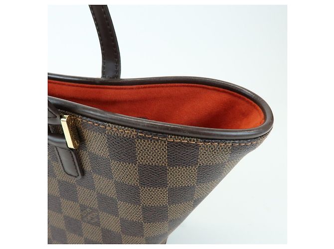 Louis Vuitton Damier Manosque PM Canvas Tote Bag Ebene N51121 - vista 17