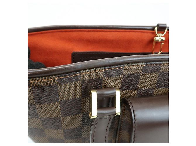 Louis Vuitton Damier Manosque PM Canvas Tote Bag Ebene N51121 - vista 20