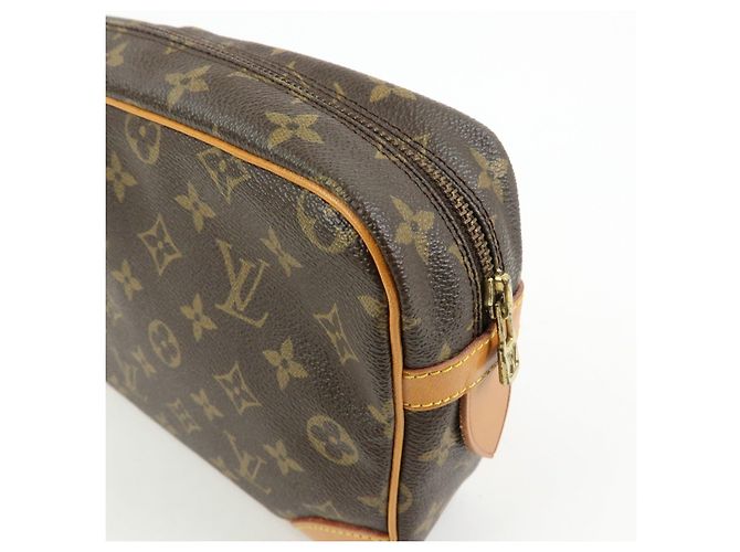 Louis Vuitton Monogram Compiegne 28 Pouch Clutch Bag Brown M51845 - vista 13