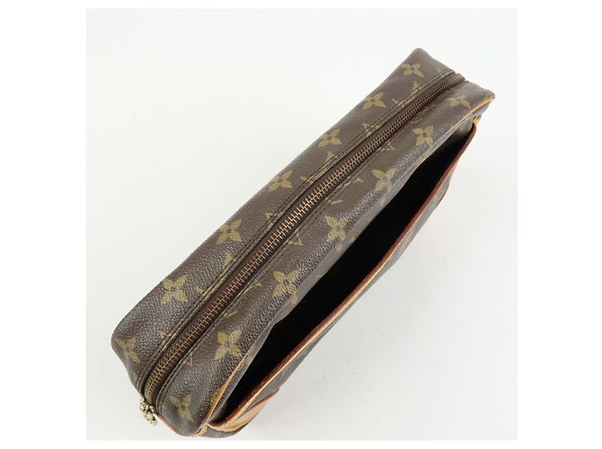 Louis Vuitton Monogram Compiegne 28 Pouch Clutch Bag Brown M51845 - vista 17