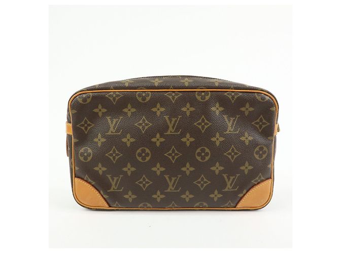 Louis Vuitton Monogram Compiegne 28 Pouch Clutch Bag Brown M51845 - vista 2
