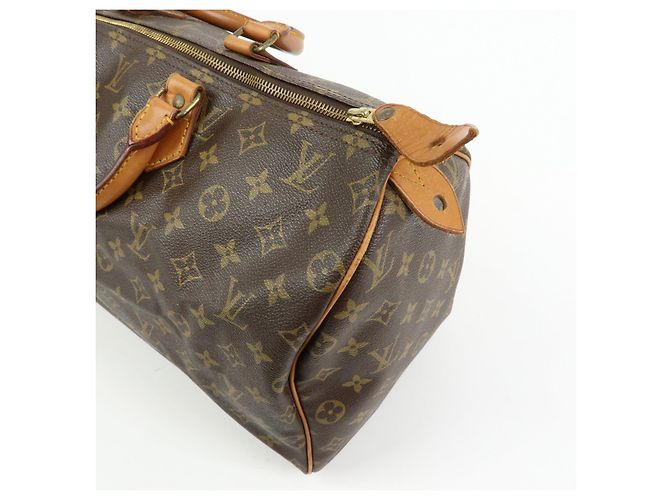 Borsa a Mano Louis Vuitton Monogram Speedy 40 Borsa Boston Marrone M41522 - vista 14