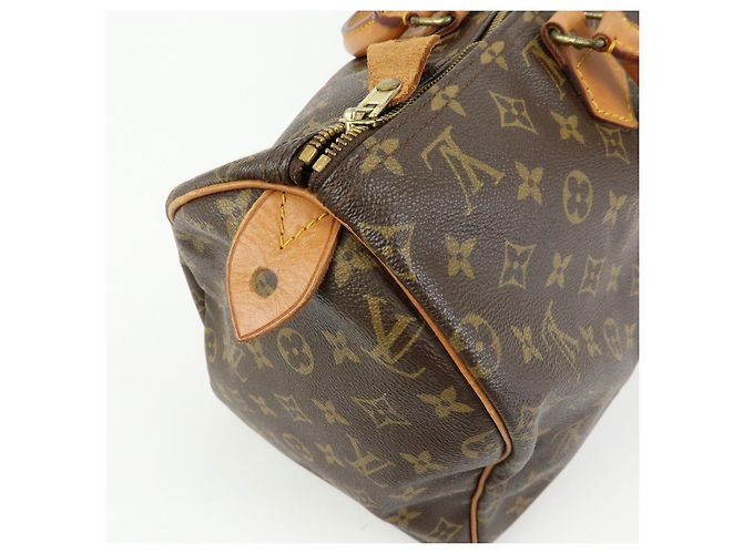Borsa a Mano Louis Vuitton Monogram Speedy 40 Borsa Boston Marrone M41522 - vista 15