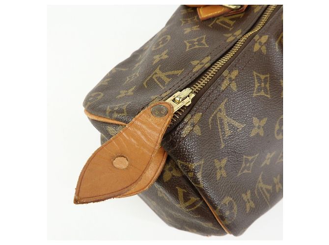 Borsa a Mano Louis Vuitton Monogram Speedy 40 Borsa Boston Marrone M41522 - vista 16