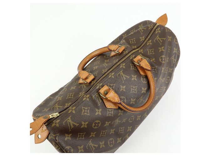 Borsa a Mano Louis Vuitton Monogram Speedy 40 Borsa Boston Marrone M41522 - vista 17