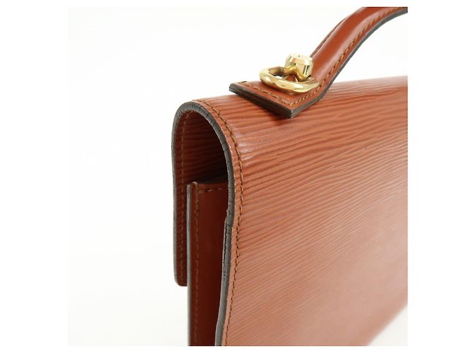 Louis Vuitton Epi Monceau Borsa 2way Borsa a Mano Kenya Brown M52123 - vista 14