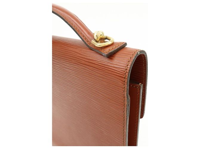 Louis Vuitton Epi Monceau Borsa 2way Borsa a Mano Kenya Brown M52123 - vista 15