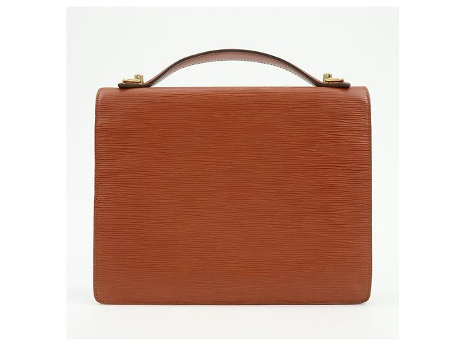 Louis Vuitton Epi Monceau Borsa 2way Borsa a Mano Kenya Brown M52123 - vista 2