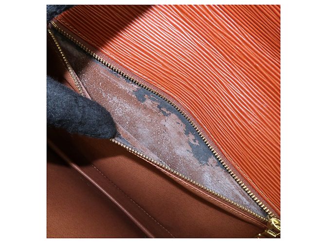 Louis Vuitton Epi Monceau Borsa 2way Borsa a Mano Kenya Brown M52123 - vista 21