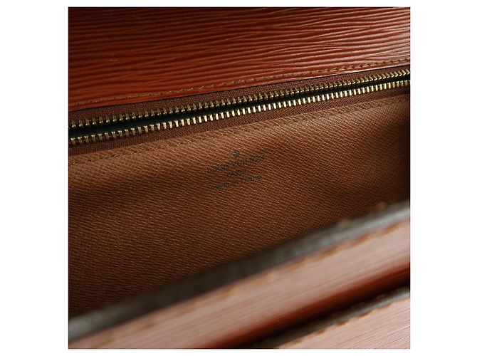 Louis Vuitton Epi Monceau Borsa 2way Borsa a Mano Kenya Brown M52123 - vista 23