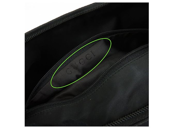 GUCCI Borsa a tracolla e borsa a mano in tela e pelle Nera 001・3386・1705 - vista 21