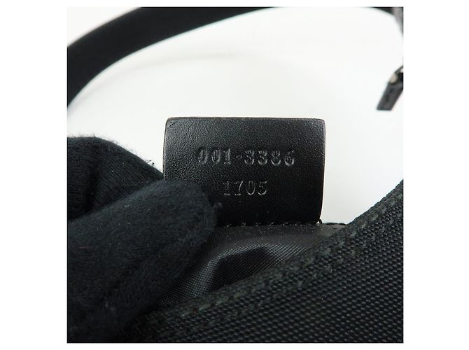 GUCCI Borsa a tracolla e borsa a mano in tela e pelle Nera 001・3386・1705 - vista 24
