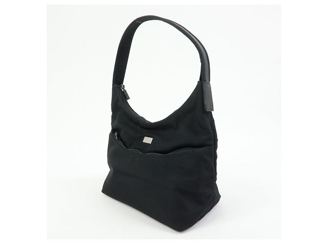 GUCCI Borsa a tracolla e borsa a mano in tela e pelle Nera 001・3386・1705 - vista 3