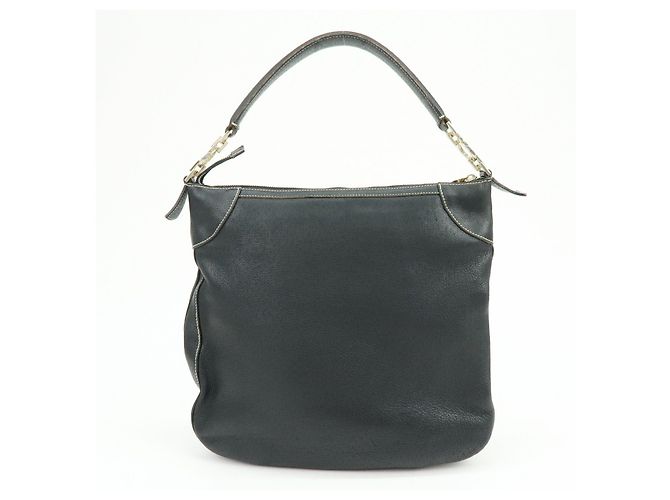 Salvatore Ferragamo Borsa a tracolla e borsa a mano Ferragamo Gancini in pelle Nero - vista 2