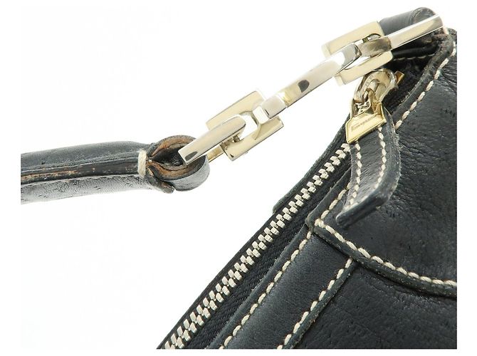 Salvatore Ferragamo Borsa a tracolla e borsa a mano Ferragamo Gancini in pelle Nero - vista 8