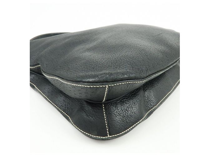 Salvatore Ferragamo Borsa a tracolla e borsa a mano Ferragamo Gancini in pelle Nero - vista 9