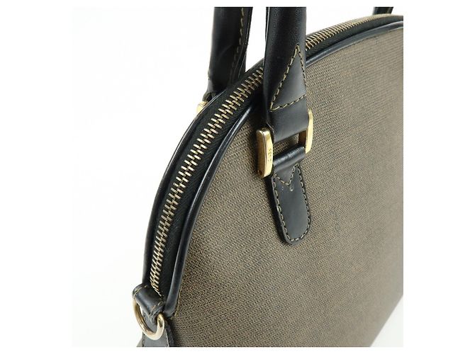 FENDI Borsa 2Way in pelle Borsa a mano Borsa a tracolla Borsa crossbody Marrone - vista 18
